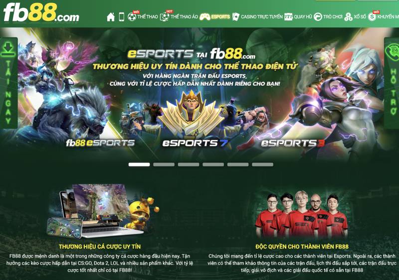 Cá cược Esports – Thể thao điện tử đỉnh cao